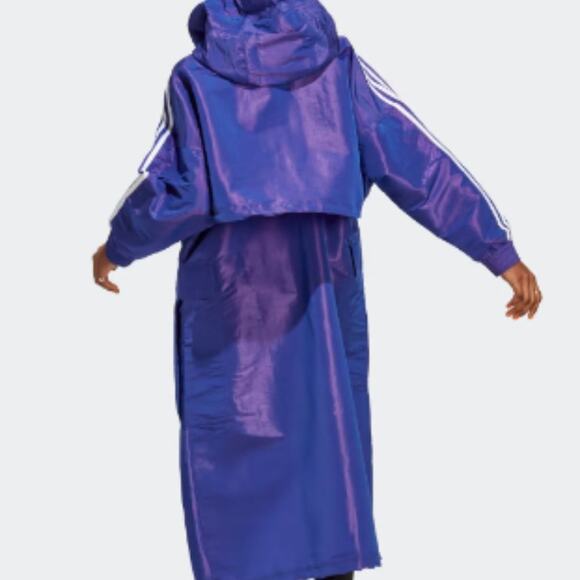 adidas Always Original Windbreaker Purple L - Picture 6 of 11